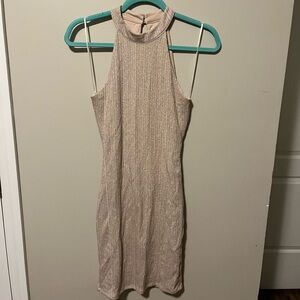 Sienna Sky Gold Sleeveless Dress